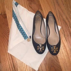 Tory Burch Navy Flats